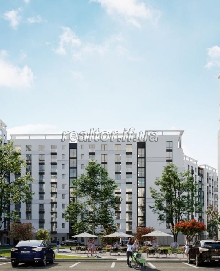 Apartment with a beautiful view from the window and a convenient location