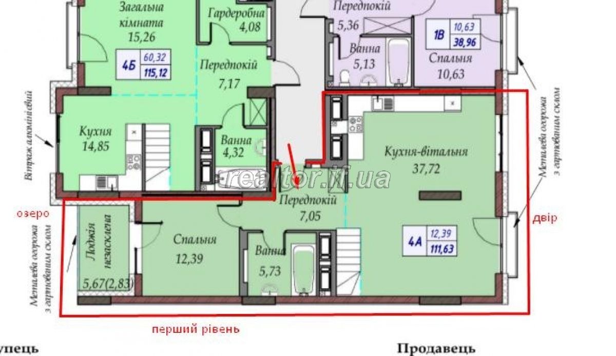 Продажа эксклюзивного элитного пентхауса на берегу городского озера с панорамными окнами