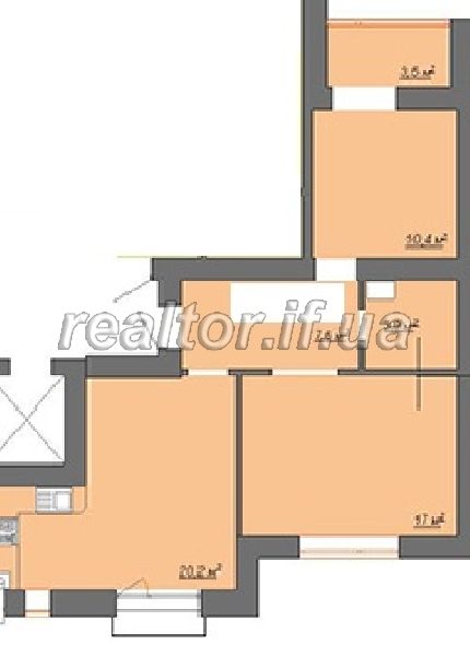 Große Wohnung in der Nähe der Mall roh Arce in einem Wohnkomplex Levada  Dokumente