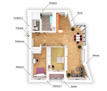 Sehr schöne Wohnung mit stilvollem Layout im Wohnviertel von Krakau
