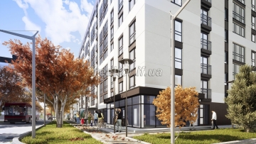 Bilaterale geräumige Wohnung mit einer schönen Landschaft in einem gemütlichen Teil der Stadt