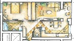 Nice apartment with a quality repair rough nearby recreation zone documents to the buyer