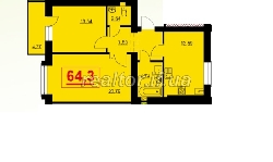 Gute Investition in eine Wohnung auf der Straße von Dowschenko Vambudu