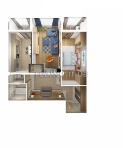 The apartment is on the street Bel«veders«ka