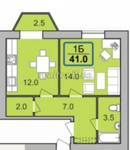Apartment in der Stepan Bandera Straße