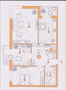 Apartment in der Nähe des Veles Einkaufszentrums