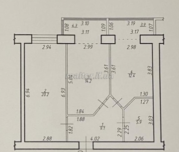 Wohnung in einem neuen Gebäude in der Melnyka-Straße