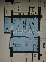 The apartment is a large area of the developer vambud