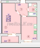 Wohnung von Entwickler LMM-Service Potichny Straße in Iwano-Frankiwsk