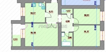 Apartment with rough renovation in a new LCD