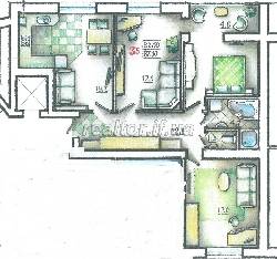 Sell in a quiet residential area apartment with a quality repair rough on the street Tselevycha