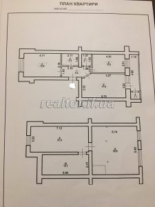 Two-level 5-room apartment for sale on Vovchynetska Street