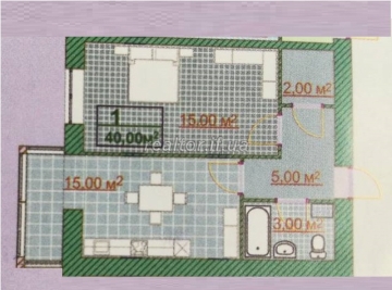 Sale of an apartment in a residential complex Central on Melnik street