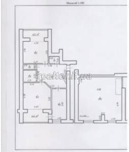 Drei-Zimmer-Wohnung auf zwei Ebenen zum Verkauf in der Khimikiv Street
