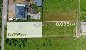 Land plot in the inhabited massif of Chukalivka